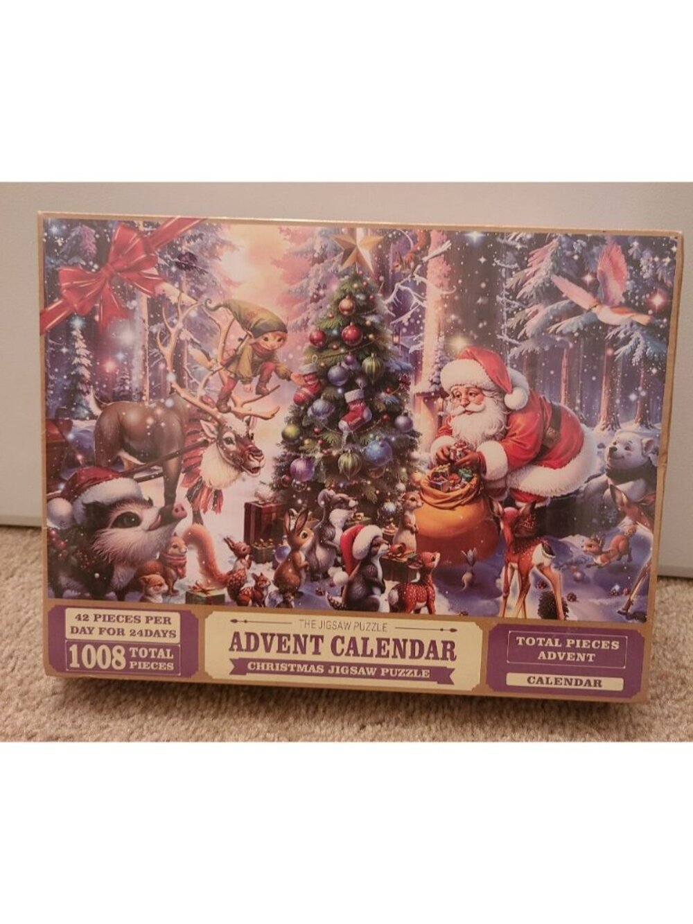 Christmas Puzzle Advent Calendar 1008 pc - SEALED